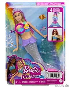 Barbie Dreamtopia Twinkle Lights Mermaid Doll (12 in, Blonde) 0