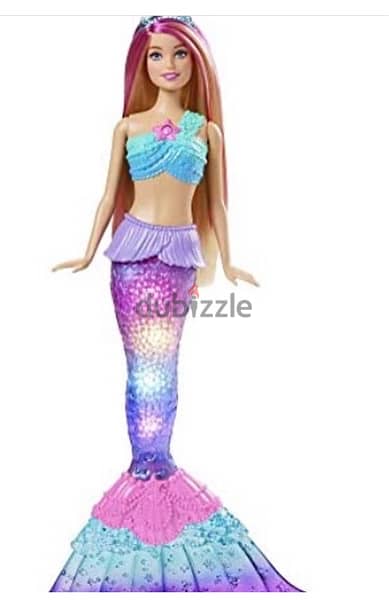 Barbie Dreamtopia Twinkle Lights Mermaid Doll (12 in, Blonde) 1