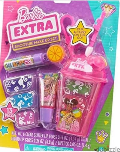 Just Play Barbie Extra Smoothie Makeup Set