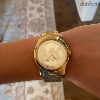 watch MK copy gold Runway used twice