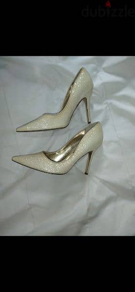 shoes Nina pearl stiletto all sequins 38/39 used once 2