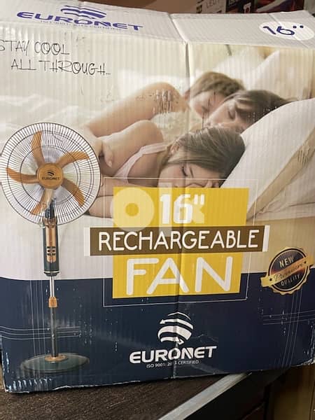 rechargeable fan 18 inch and 16 inch 6