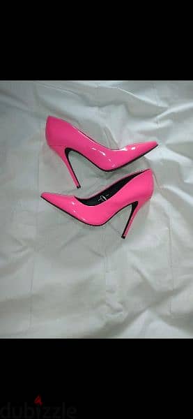 shoes neon pink stilletto 38/39 used once 1