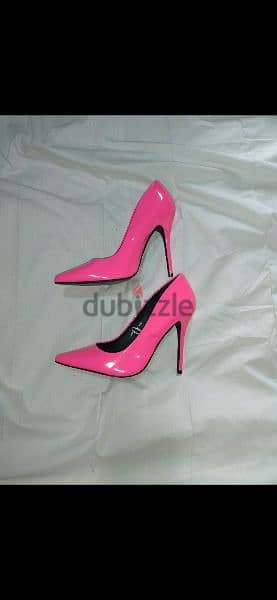 shoes neon pink stilletto 38/39 used once 2