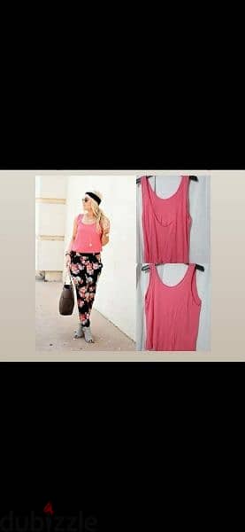 top coral colour sleeveless top s to xxL 1=7$ or 3=15$