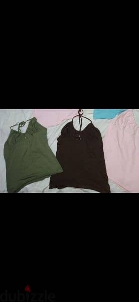 top halter top 3 colours cotton s to xxL 1=7$ or 3=15$ 3