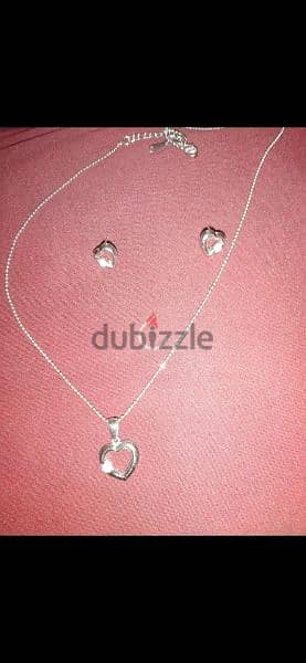 set from YSL silver 924 eartings and necklace 2