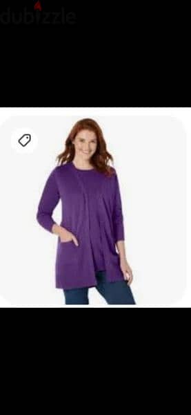 cardigan only in purple s to xL 1