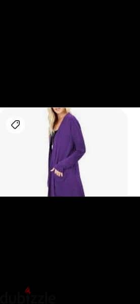 cardigan only in purple s to xL 2