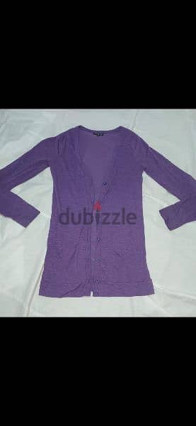 cardigan only in purple s to xL 3