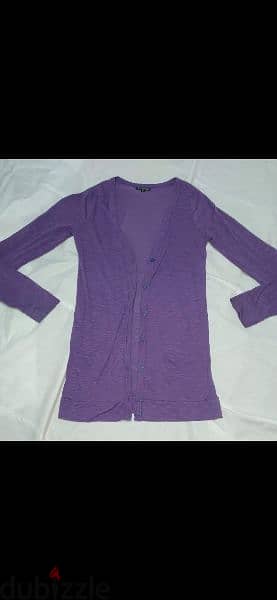 cardigan only in purple s to xL  1=7$ or 3=15$ 5