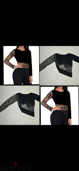 top crop top aswad bas s to xL