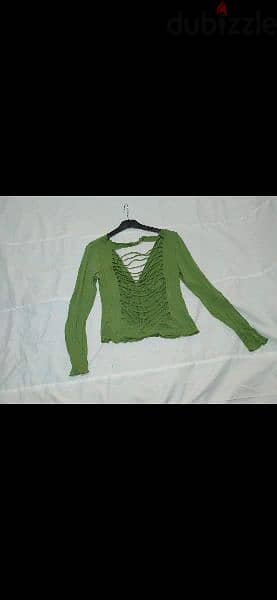 top shreded back green top s to xxL 3