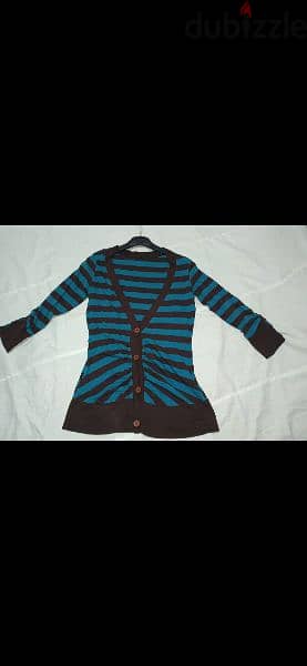 blue/brown open cardigan s to xxL terke  1=7$ or 3=15$ 1