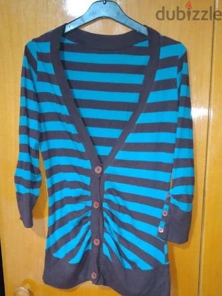 blue/brown open cardigan s to xxL terke  1=7$ or 3=15$ 3