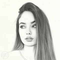 اطلب رسم صورة رسام artist رسم صور شخصية فحم زيتي Drawing اطلب whatsap 0