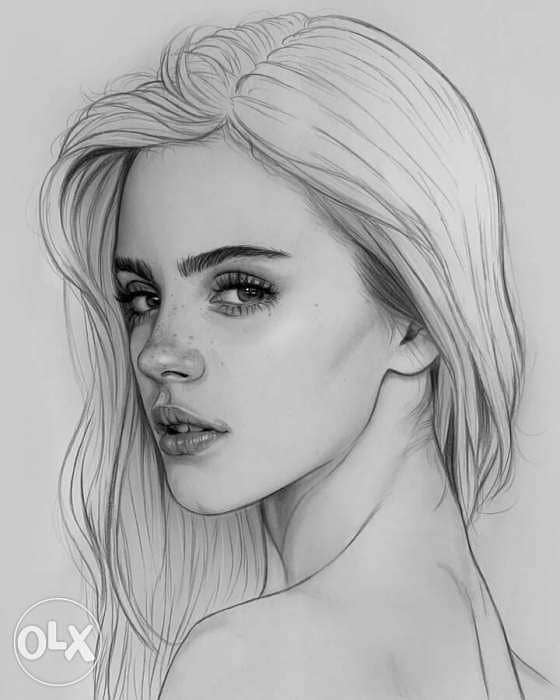 اطلب رسم صورة رسام artist رسم صور شخصية فحم زيتي Drawing اطلب whatsap 3