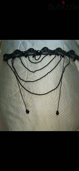 necklace vintage lace and pearl necklace black 8