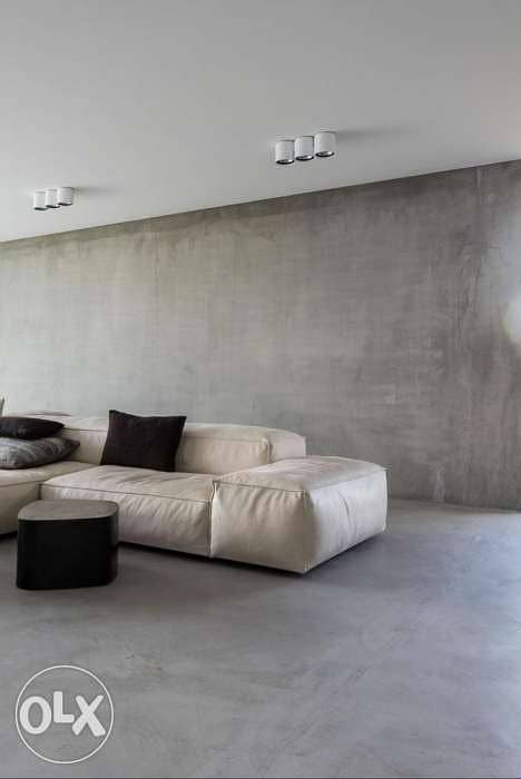 Concrete interiors ديكور باطون ترميم منازل احدث الديكورات 0