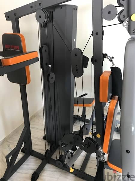 olympic home gym 100 kg weight stacks 3