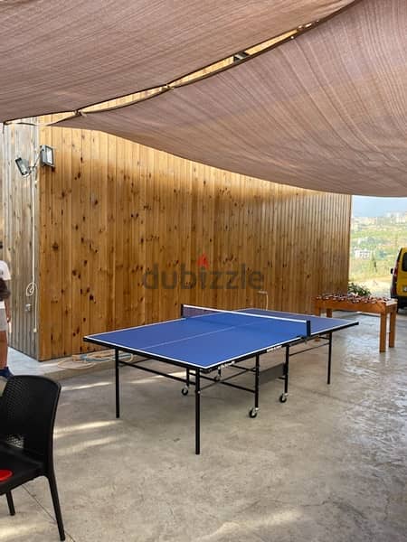 Table Tennis Ping Pong Indoor Chiodi with set of rackets 1