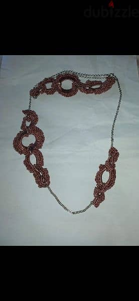 necklace vintage necklaces crochet or black stripes 2= 12$ 6