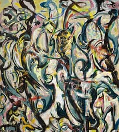 painting Jackson Pollock reproduction
