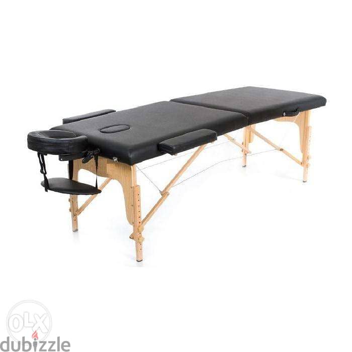 Massage Table - Portable Wood طاولة مساج 2