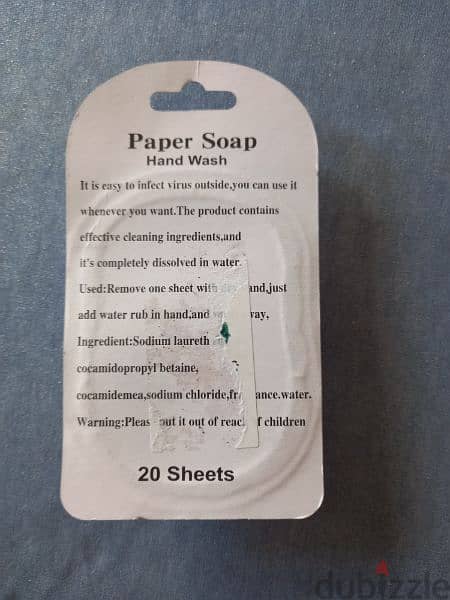 paper soap 1