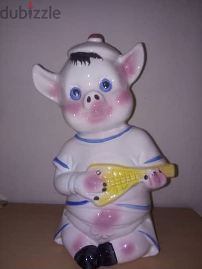 Vintage ceramic piggy bank 30cm