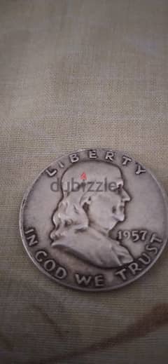 USA Memorial for president Franklin Silver  Half Dollar Coin  12. grs
