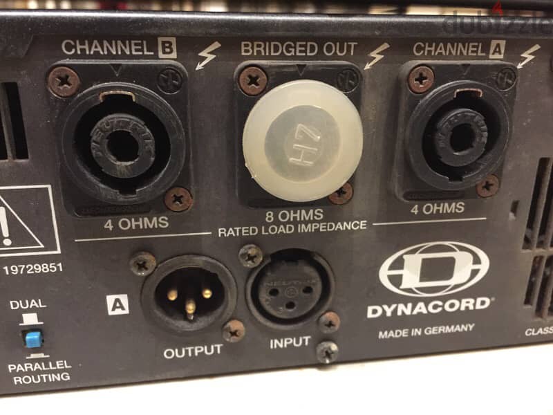 DYNACORD CL 1200 (Amplifier Pro) 1