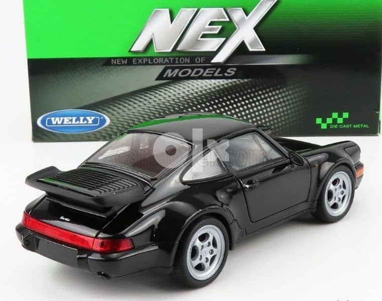 Porsche 964 Turbo (1990) diecast car model 1:24. 2