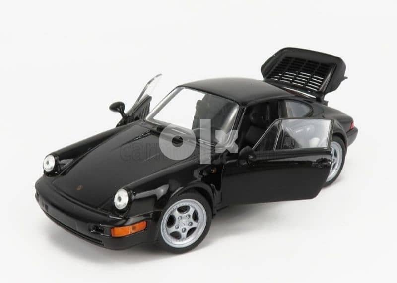 Porsche 964 Turbo (1990) diecast car model 1:24. 4