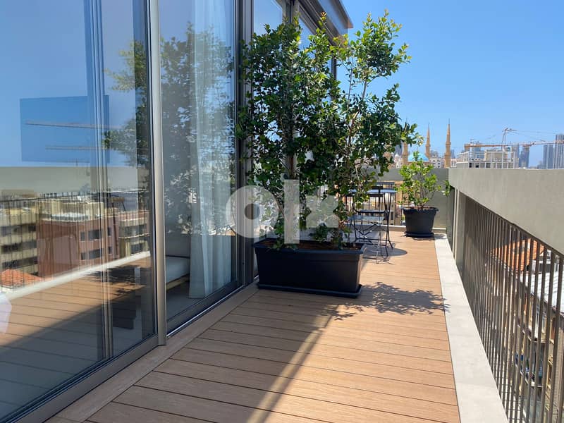 L09531-Modern Triplex With a Lovely Terrace in Achrafieh For Rent 5