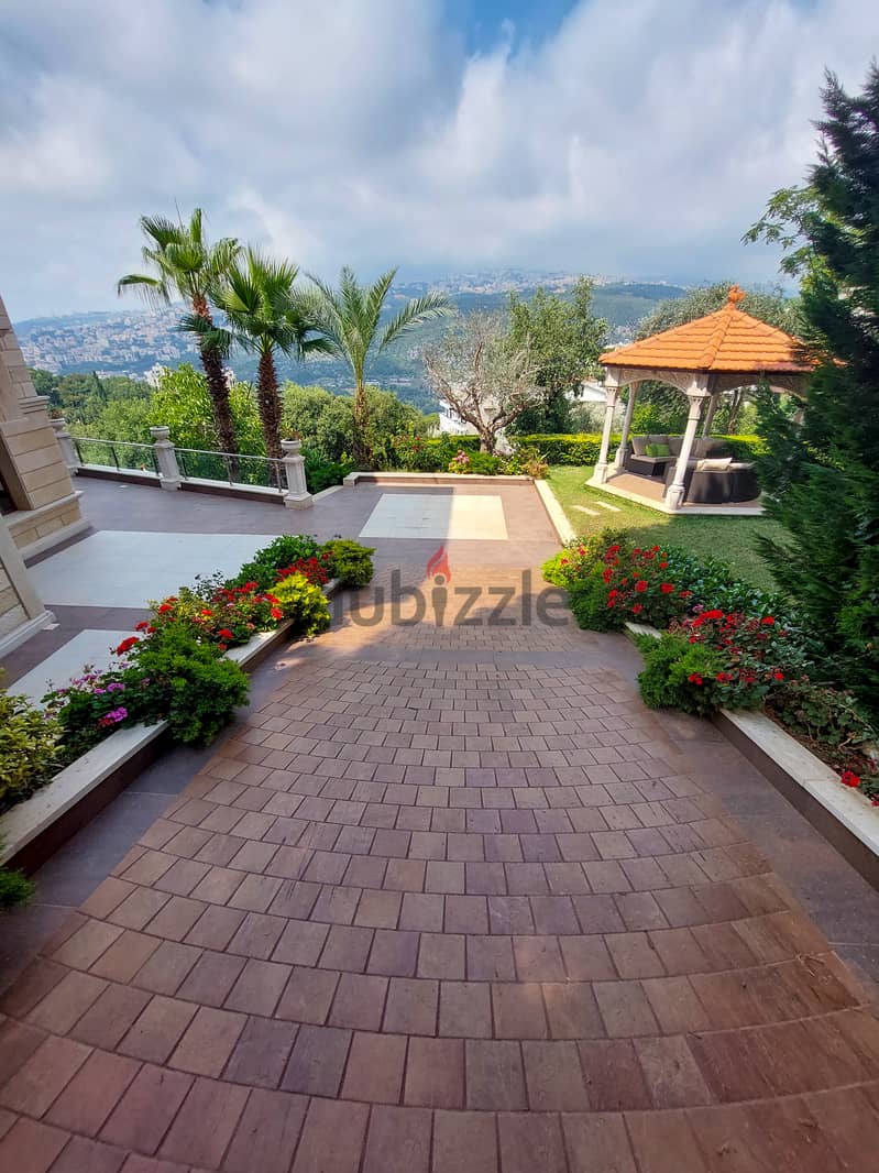 375 SQM Luxurious Villa For Rent in Qornet El Hamra, Metn with Pool 1