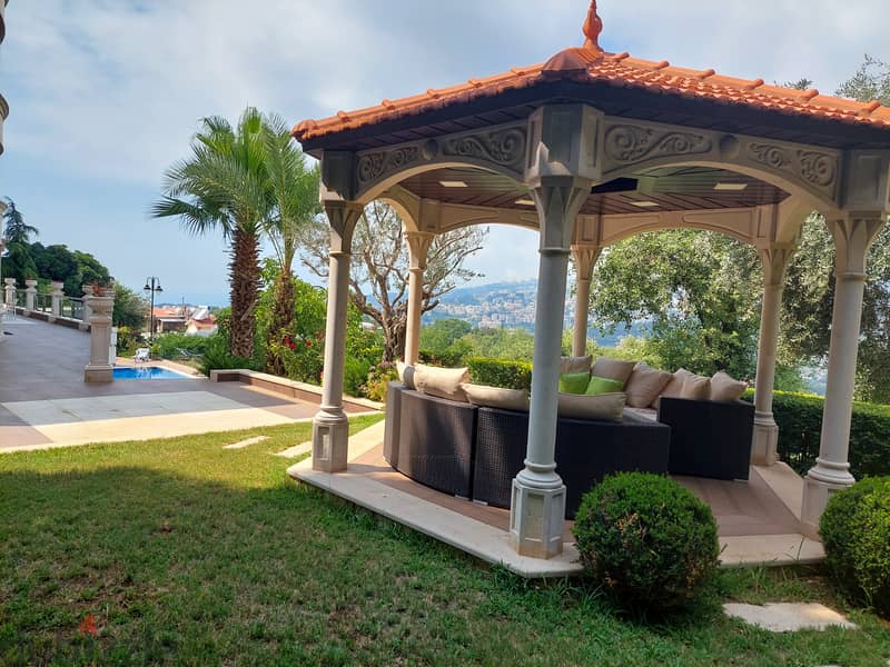 375 SQM Luxurious Villa For Rent in Qornet El Hamra, Metn with Pool 3