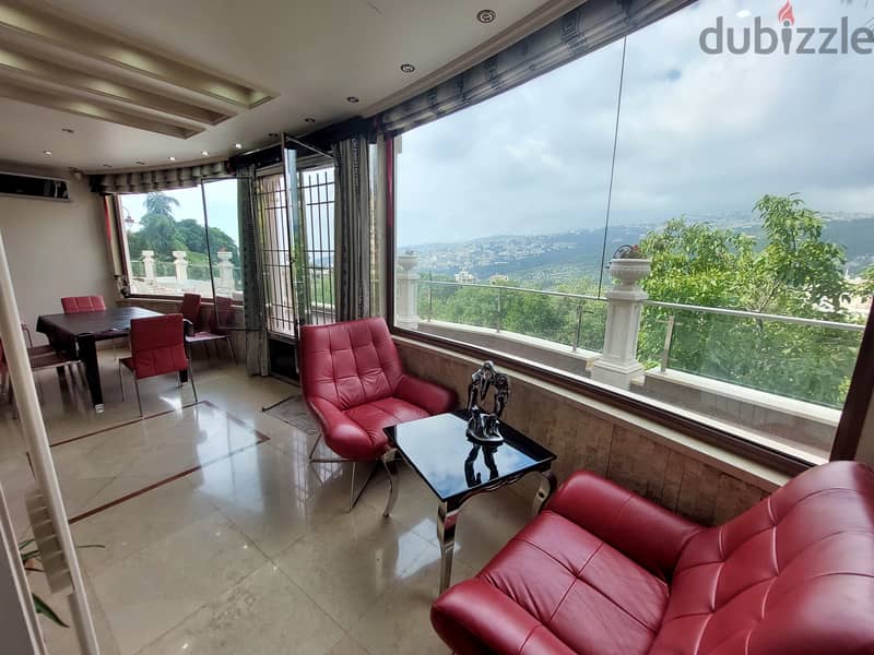 375 SQM Luxurious Villa For Rent in Qornet El Hamra, Metn with Pool 7