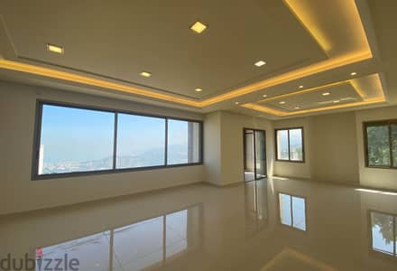 300 SQM Apartment in Biyada, Metn with a Breathtaking Sea View