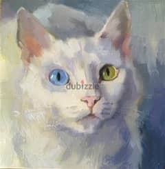 cat painting 0