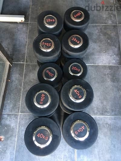 dumbells like new we have also all sports equipment 70/443573 RODGE