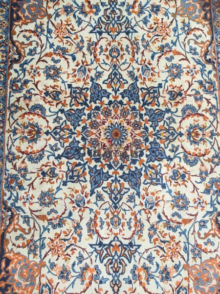 سجاد عجمي . أصفهان قديم مطعم حرير. Persian Carpet. Tapis. Hand made 1