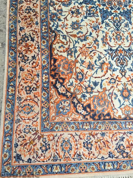 سجاد عجمي . أصفهان قديم مطعم حرير. Persian Carpet. Tapis. Hand made 3