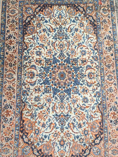 سجاد عجمي . أصفهان قديم مطعم حرير. Persian Carpet. Tapis. Hand made 4