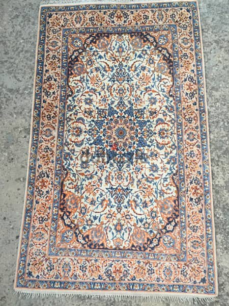 سجاد عجمي . أصفهان قديم مطعم حرير. Persian Carpet. Tapis. Hand made 10