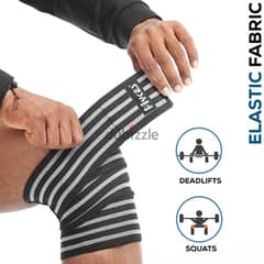 Weight Lifting Knee Wraps 0