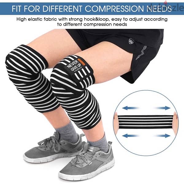 Weight Lifting Knee Wraps 2