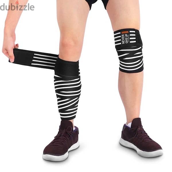 Weight Lifting Knee Wraps 3