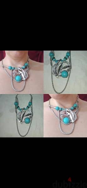 necklace high quality necklace with turquoise stones 0