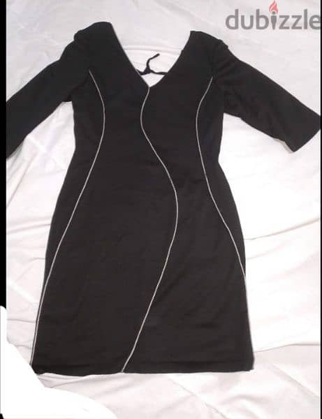 dress black 3/4 sleeve s to xL 2